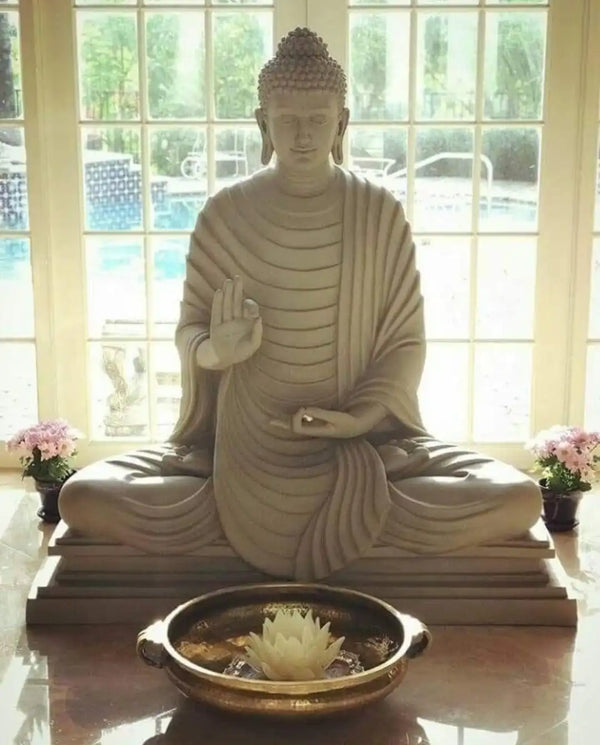 SWARNHOUSE BLESSING ASHIRWAD BUDDHA STATUE 4 FEET