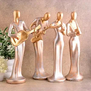 Music Showpiece Sculpture Silver