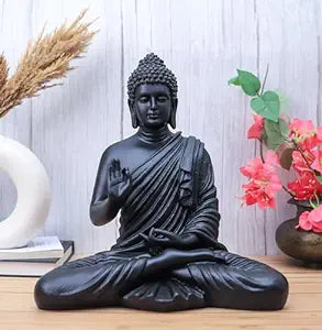 Buddha Sculpture Black