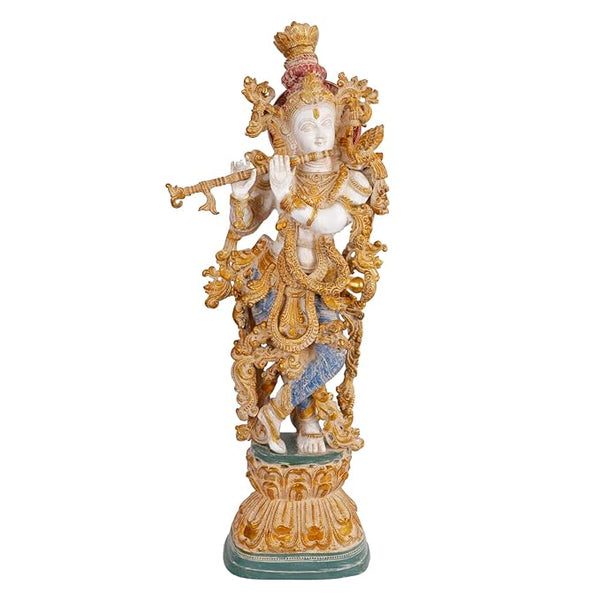 Krishna  Standing Sculpture Antique