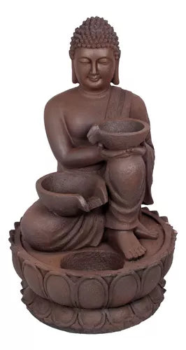 Buddha Fountain Sculpture 3 feet Multicolour 1