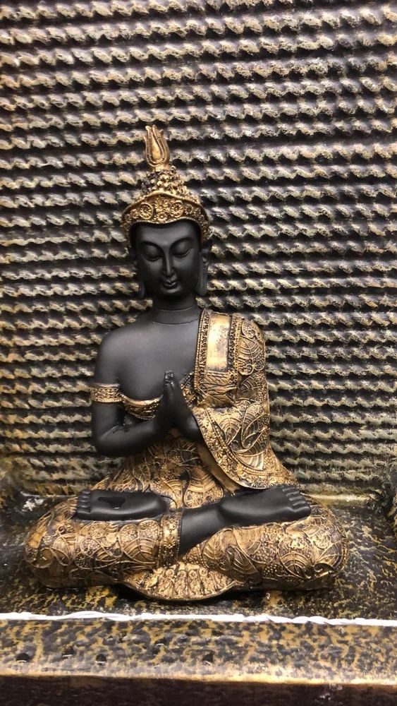 Buddha Fountain Sculpture 3 feet Multicolour